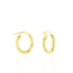 Histoire d'Or Créoles Udara Or Jaune* Boucles D'Oreilles|Boucles D'Oreilles Créoles