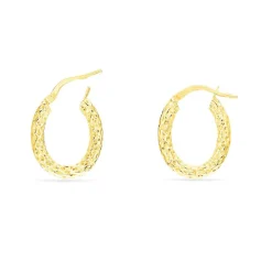 Histoire d'Or Créoles Udara Or Jaune* Boucles D'Oreilles|Boucles D'Oreilles Créoles