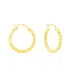 Histoire d'Or Créoles Udara Or Jaune* Boucles D'Oreilles|Boucles D'Oreilles Créoles