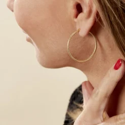 Histoire d'Or Créoles Ulrica Or Jaune* Boucles D'Oreilles|Boucles D'Oreilles Créoles