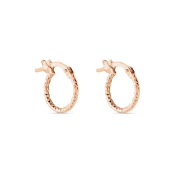 Online Histoire d'Or Créoles Valentine Argent Rose