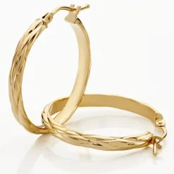 Discount Histoire d'Or Créoles Vitali Or Jaune