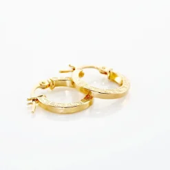 Histoire d'Or Créoles Xanthia Or Jaune* Boucles D'Oreilles|Boucles D'Oreilles Créoles