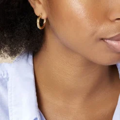 Histoire d'Or Créoles Yori Or Jaune* Boucles D'Oreilles|Boucles D'Oreilles Créoles