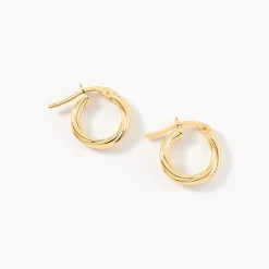 Histoire d'Or Créoles Youri Or Jaune* Boucles D'Oreilles|Boucles D'Oreilles Créoles