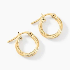 Histoire d'Or Créoles Youri Or Jaune* Boucles D'Oreilles|Boucles D'Oreilles Créoles