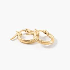 Histoire d'Or Créoles Youri Or Jaune* Boucles D'Oreilles|Boucles D'Oreilles Créoles