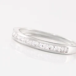 Histoire d'Or Demi Alliance Davila Or Blanc Oxyde* Bagues