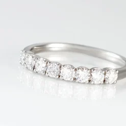 Histoire d'Or Demi Alliance Eloise Platine Blanc Diamant* Bagues