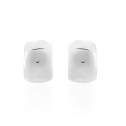 Histoire d'Or Demi Creoles Argent Blanc Cyrilla