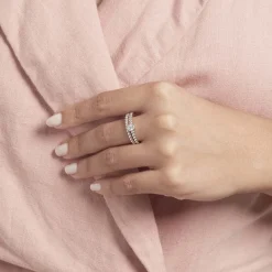 Histoire d'Or Duo De Bagues Roseli Argent Blanc Oxyde De Zirconium