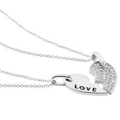 Histoire d'Or Duo De Colliers Argenc Caoimhe Oxyde* Colliers|Colliers