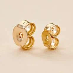 Histoire d'Or Fermoir Papillon Boucle D'oreille Or Jaune