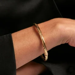 Discount Histoire d'Or Jonc Dezia Or Jaune