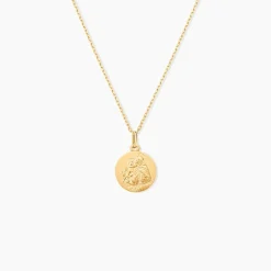 Histoire d'Or Medaille Or Jaune Saint Antoine De Padoue* Bijoux Personnalisés|Pendentifs