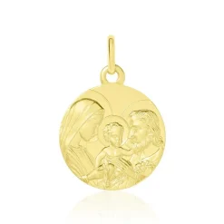 Histoire d'Or Medaille Or Jaune Sainte Famille* Bijoux Personnalisés|Pendentifs