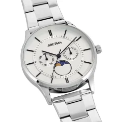 Outlet ARCTIK Montre Horizon Argenté cadran argenté fond argenté bracelet acier argenté