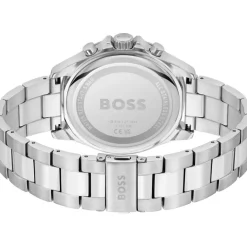 Online HUGO BOSS Montre Boss Troper Bleu cadran argenté fond bleu bracelet acier argenté