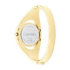Discount CALVIN KLEIN Montre Elated Champagne cadran doré fond champagne bracelet acier doré