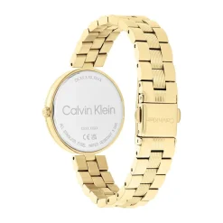 CALVIN KLEIN Montre Gleam Doré cadran doré fond doré bracelet acier doré