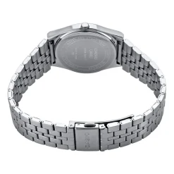 Online CASIO COLLECTION Montre Azur cadran gris fond azur bracelet acier argenté