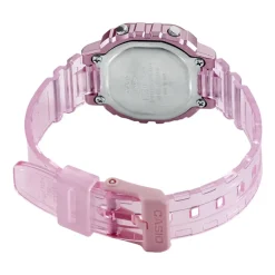 Discount CASIO COLLECTION Montre Bicolore cadran rose fond bicolore bracelet résine rose