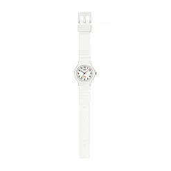 Sale CASIO COLLECTION Montre Casio Timeless Collection Blanc cadran blanc fond blanc bracelet résine blanc