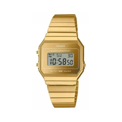 Online CASIO COLLECTION Montre Vintage cadran doré bracelet acier doré