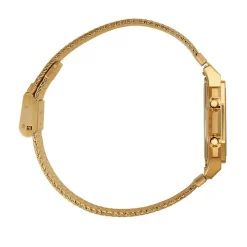 New CASIO COLLECTION Montre Vintage Champagne cadran doré bracelet acier doré