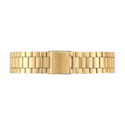 Best CASIO COLLECTION Montre Vintage Champagne cadran doré fond champagne bracelet acier doré