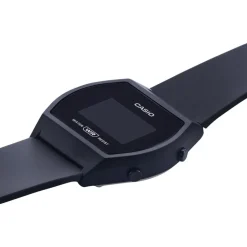 CASIO COLLECTION Montre Vintage Noir cadran noir bracelet résine noire