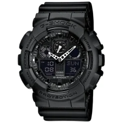 Best CASIO G-SHOCK Montre Black & White Noir cadran noir fond noir bracelet résine noire
