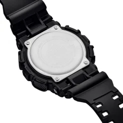 Best CASIO G-SHOCK Montre Black & White Noir cadran noir fond noir bracelet résine noire