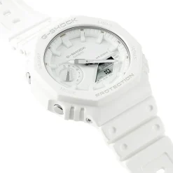 New CASIO G-SHOCK Montre Classic Blanc cadran blanc fond blanc bracelet résine blanc
