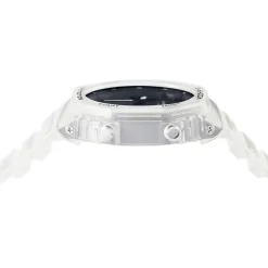 Best CASIO G-SHOCK Montre Noir cadran gris fond noir bracelet résine blanche