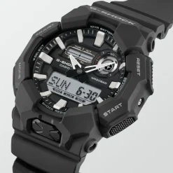 Best CASIO G-SHOCK Montre Noir cadran noir fond noir bracelet résine noir