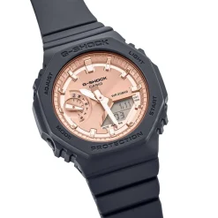 Sale CASIO G-SHOCK Montre Rose cadran noir fond rose bracelet résine noir