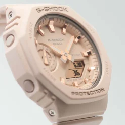 Clearance CASIO G-SHOCK Montre Rose Clair cadran rose fond rose bracelet résine rose