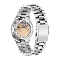 Sale CITIZEN Montre Tsuyosa Nj0151 Bleu cadran argenté fond bleu bracelet acier argenté