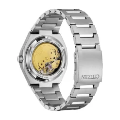 Discount CITIZEN Montre Tsuyosa Nj0180 Argenté cadran argenté fond argenté bracelet titane argenté