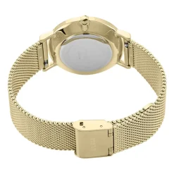 CLUSE Montre Minuit 1 Champagne cadran doré fond champagne bracelet acier doré