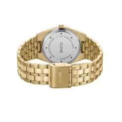 Outlet CLUSE Montre Retro 70's Doré cadran doré fond doré bracelet acier doré