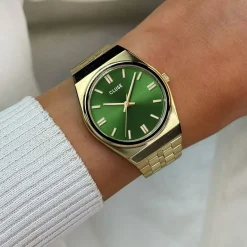CLUSE Montre Retro 70's Vert* Montres Petits Prix