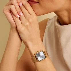 CLUSE Montre Tetragone Bleu* Montres Tendances|Montres Petits Prix