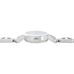 Online CODHOR Montre Leana Nacre Blanche cadran argenté fond nacre blanche bracelet alliage argenté