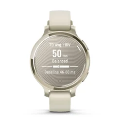 Sale GARMIN Montre Connectée Lily 2 Active cadran doré bracelet silicone beige