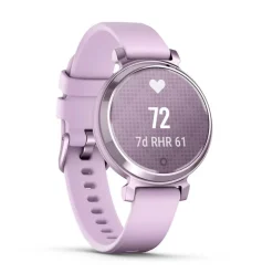 Outlet GARMIN Montre Connectée Lily 2 Mauve cadran mauve fond mauve bracelet silicone mauve