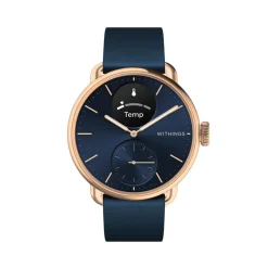 Clearance WITHINGS Montre Connectée Scanwatch 2 cadran rose bracelet silicone bleu