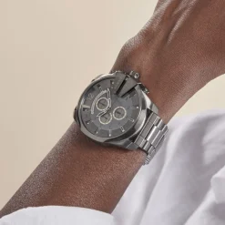 DIESEL Montre Mega Chief Gris* Montres Tendances