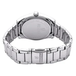 Online FESTINA Montre Boyfriend Vert cadran argenté fond vert bracelet acier argenté